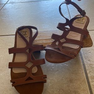 CT Shoes, Tan sandals. 7